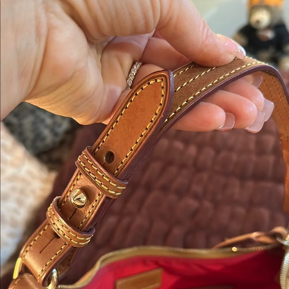 Dooney & Bourke Brown Suede Women's Bag - Picture 8 of 8